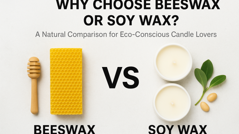 Why Choose Beeswax or Soy Wax? A Natural Comparison for Eco-Conscious Candle Lovers