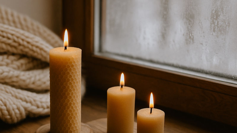 Cozy Up Your Winter Nights with Beeswax Candles: Warmth & Tradition