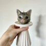 Halloween Cat Candle