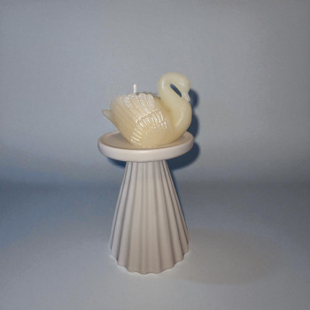 Swan Shaped Decorative Candle