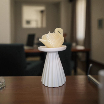 Swan Shaped Decorative Candle