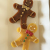 Gingerbread Man Christmas Candle – Handcrafted Holiday Decor